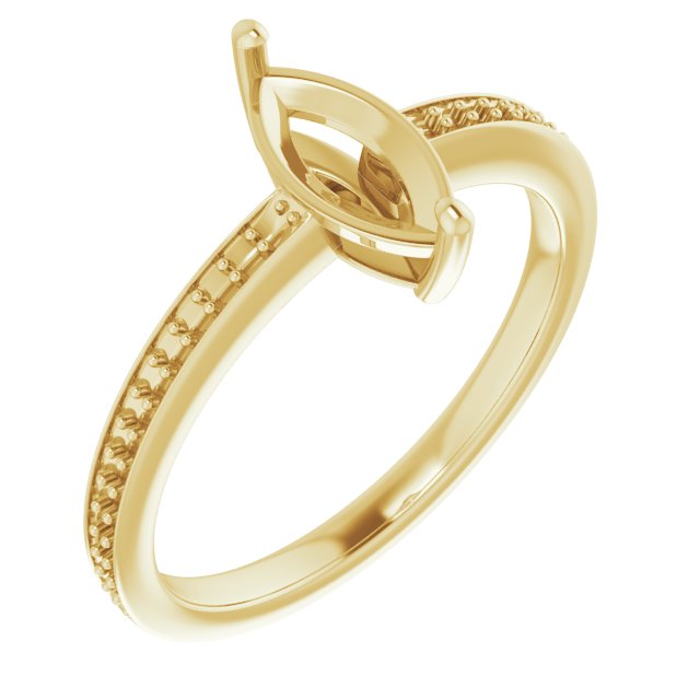 Accented Engagement Ring