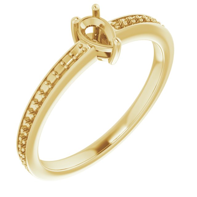 Accented Engagement Ring