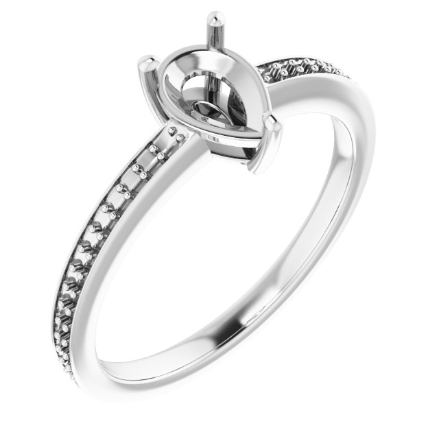 Accented Engagement Ring