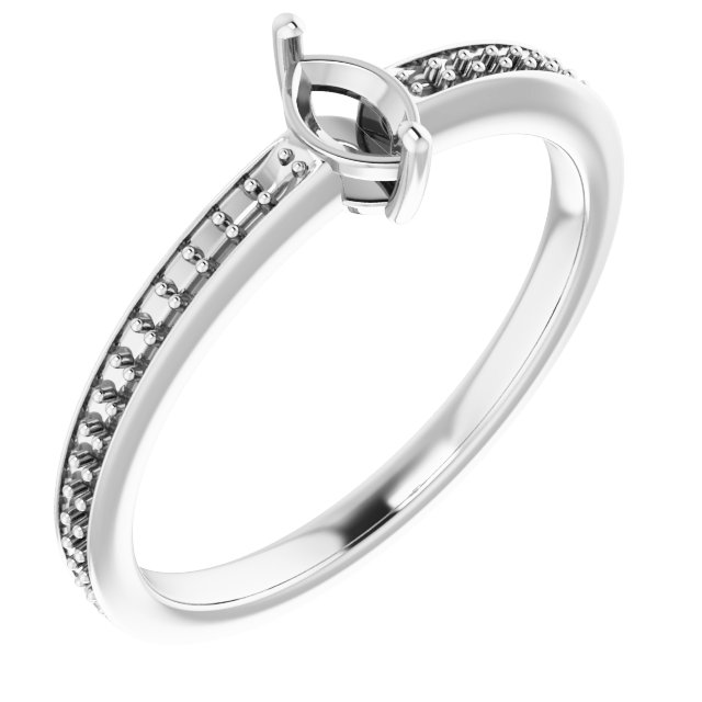 Accented Engagement Ring