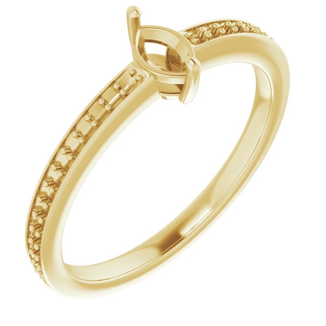 Accented Engagement Ring