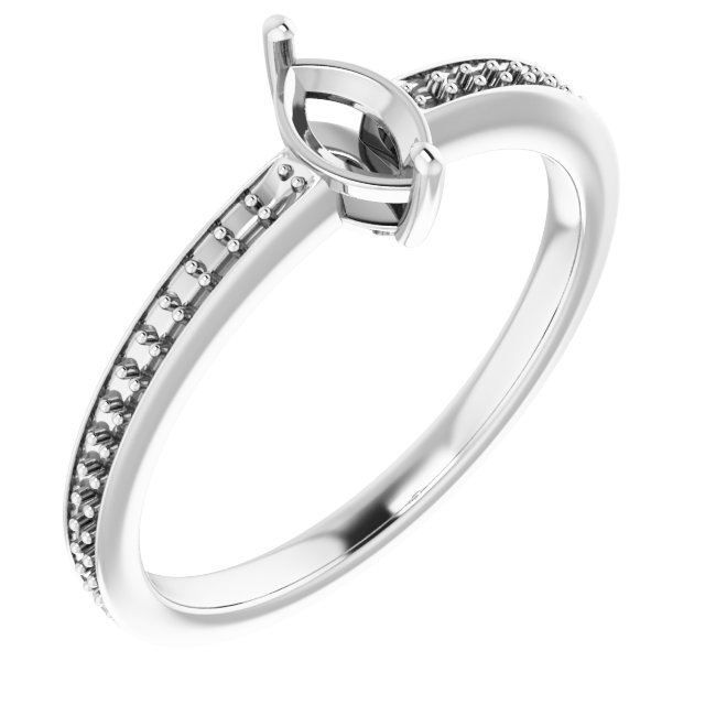 Accented Engagement Ring