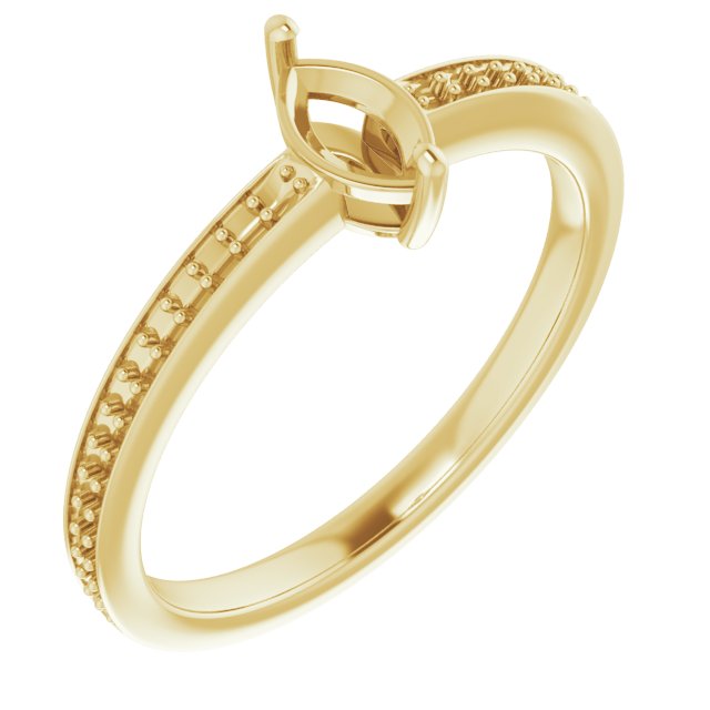 Accented Engagement Ring