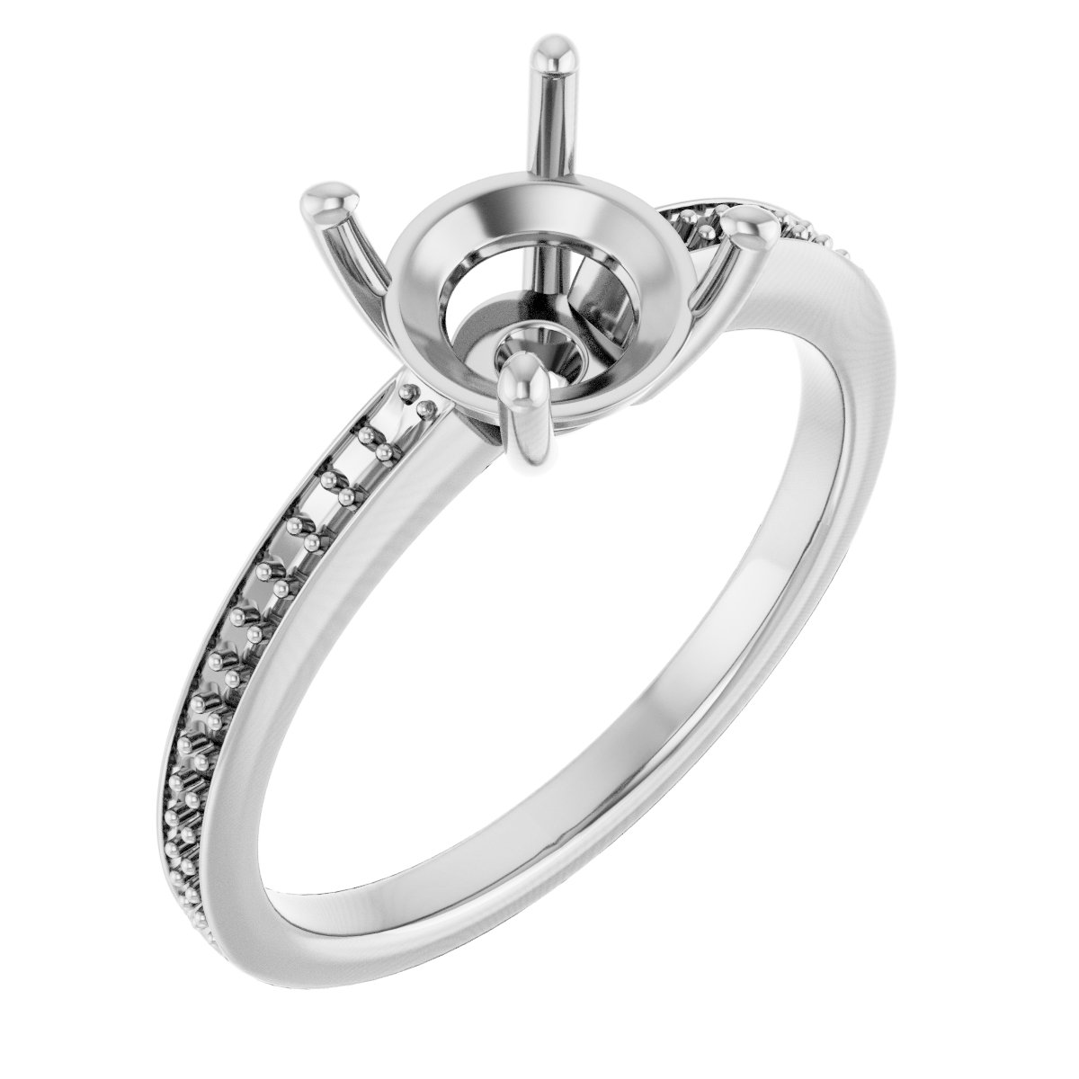 Accented Engagement Ring