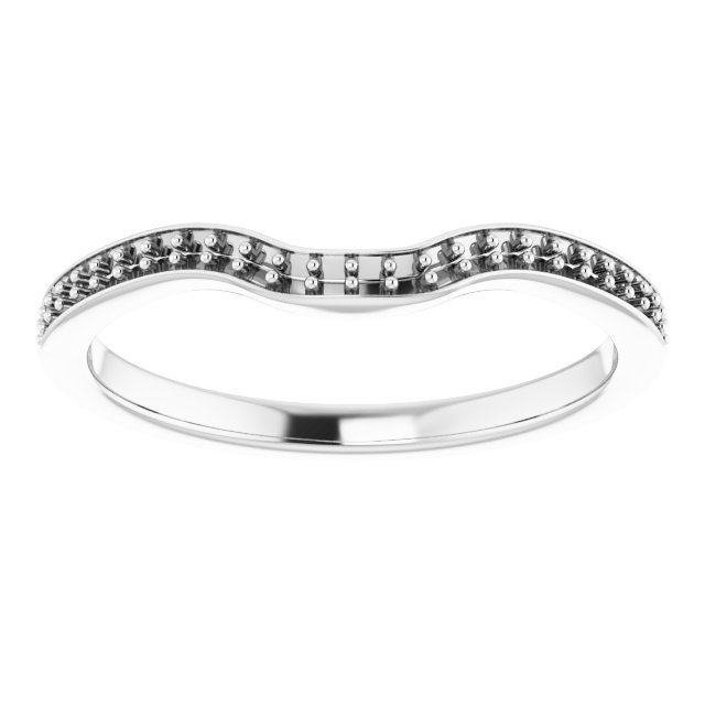 Band Mounting for 8 mm Asscher Ring view 3