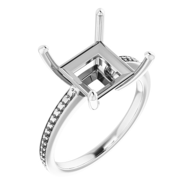 Accented Engagement Ring