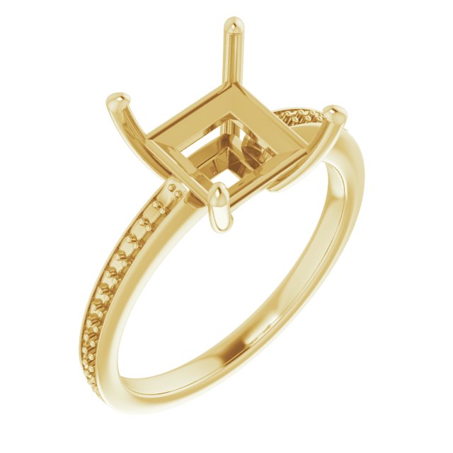 Accented Engagement Ring
