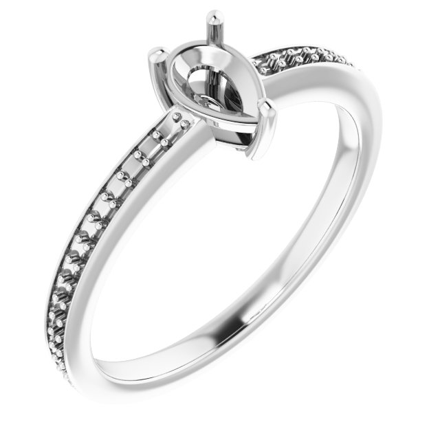 Accented Engagement Ring