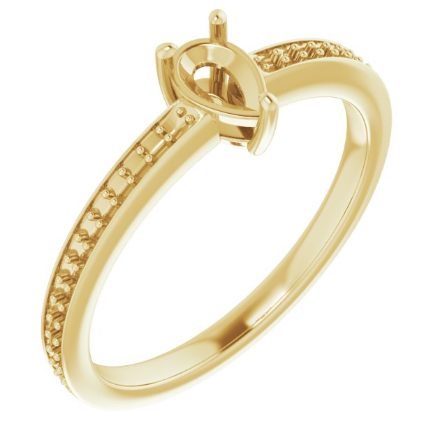 Accented Engagement Ring