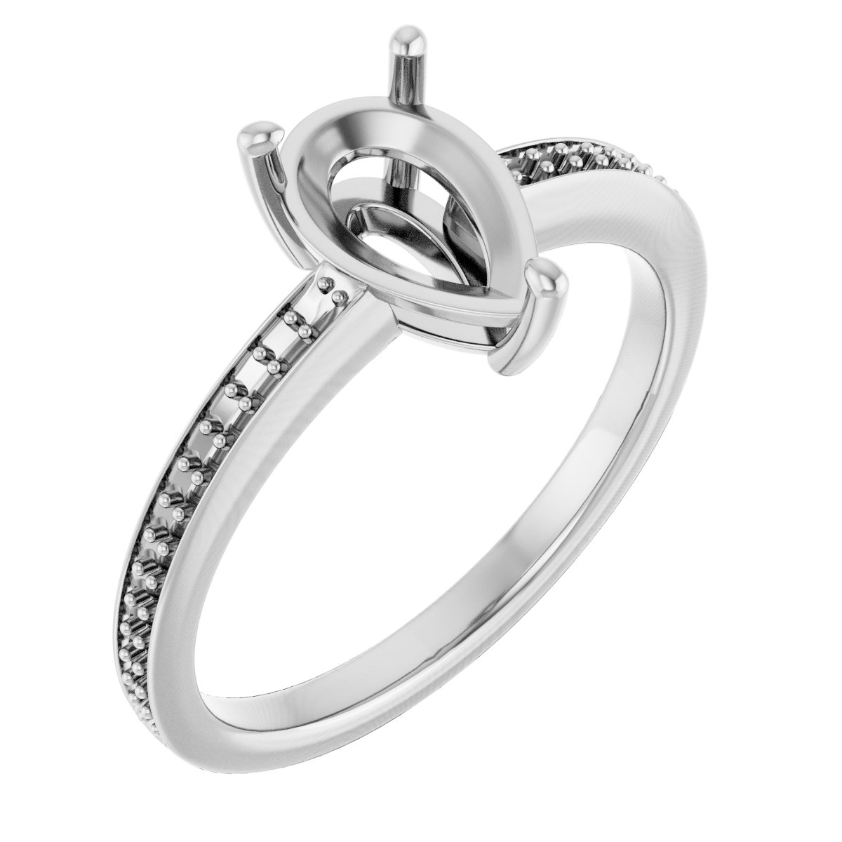Accented Engagement Ring