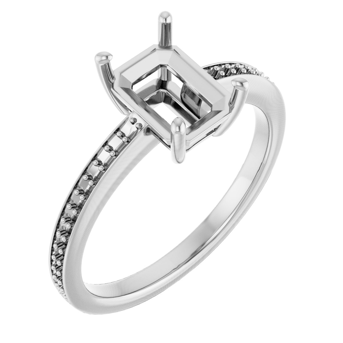 Accented Engagement Ring