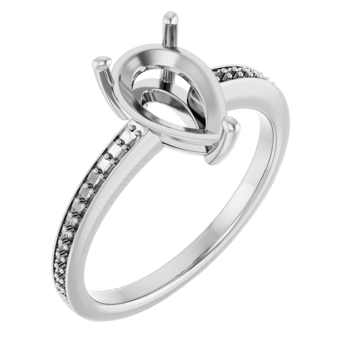 Accented Engagement Ring