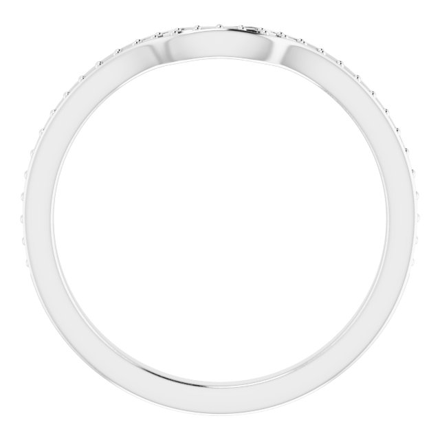 Band Mounting for 8 mm Asscher Ring view 2