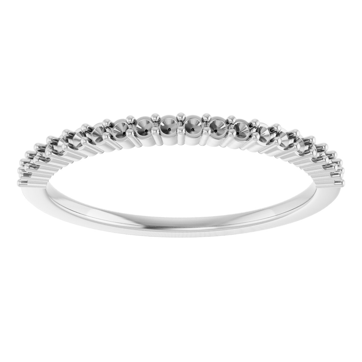 14K White 1/6 CTW Diamond Anniversary Band