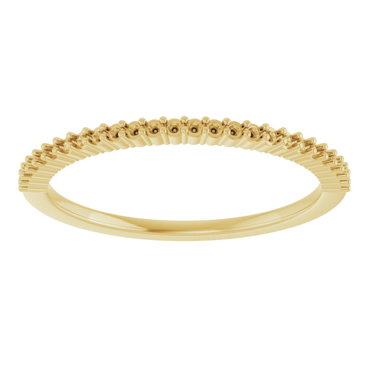 14K Yellow 1/8 CTW Diamond Anniversary Band 