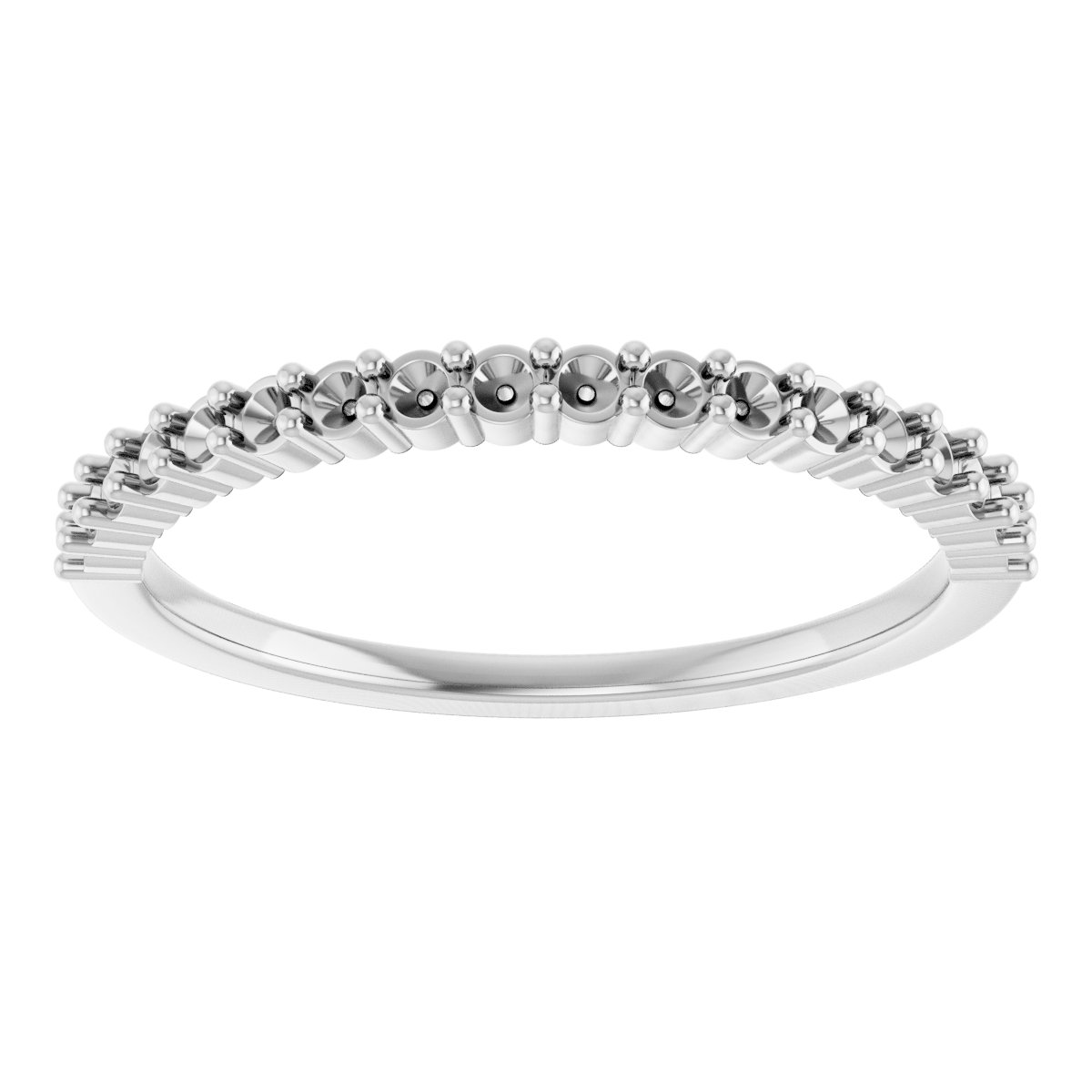 14K White 1/4 CTW Diamond Anniversary Band