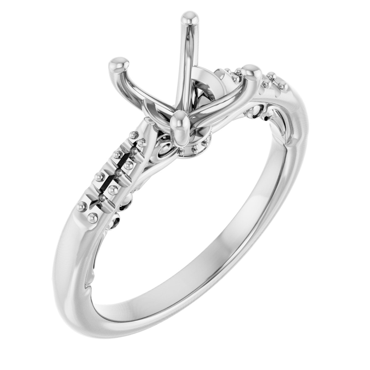Accented Engagement Ring