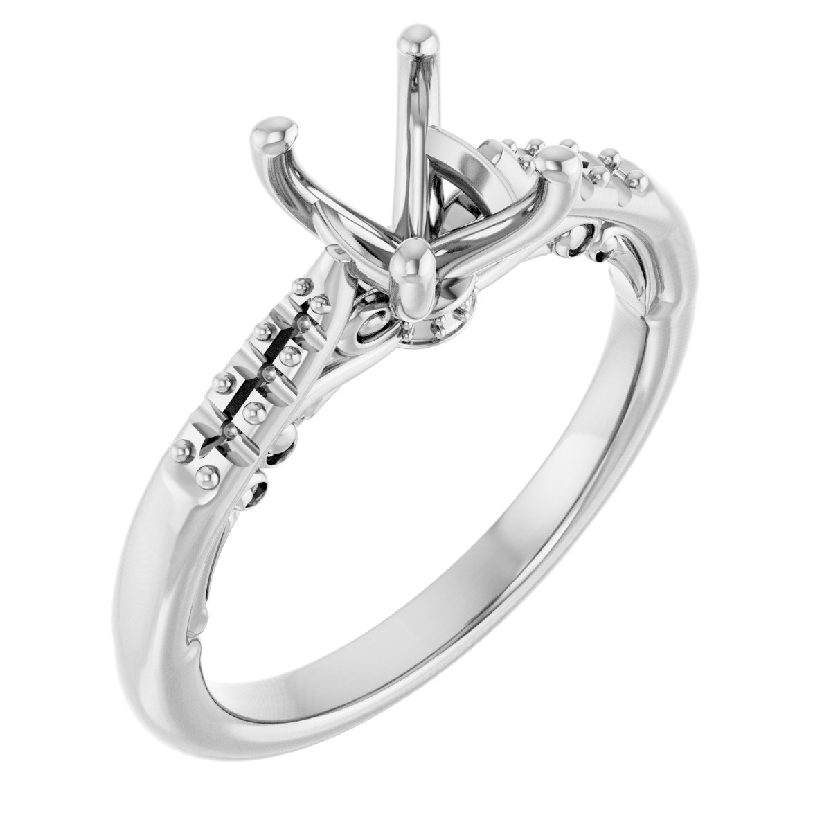 Accented Engagement Ring
