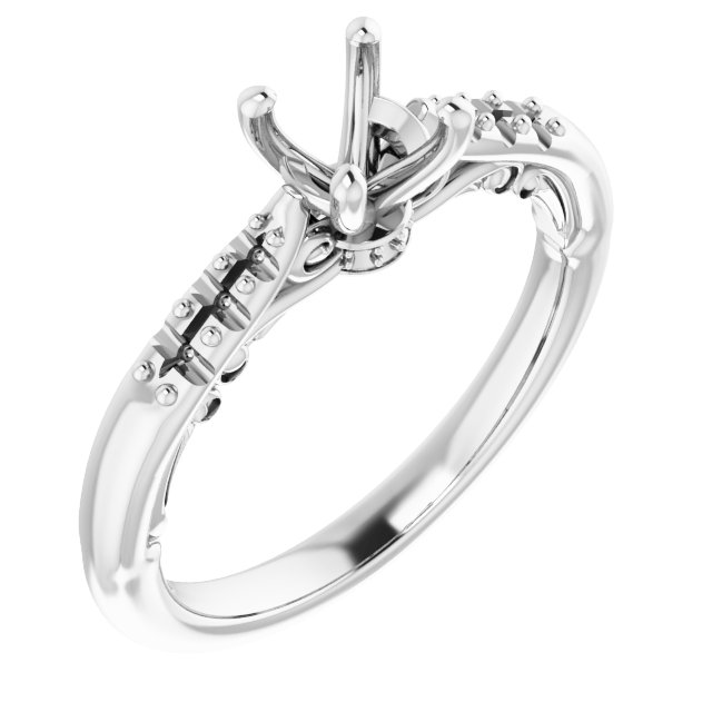 Accented Engagement Ring