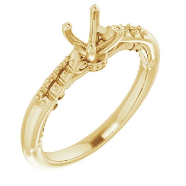 Accented Engagement Ring