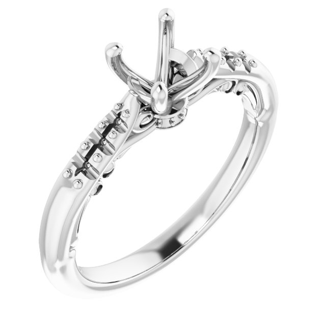 Accented Engagement Ring