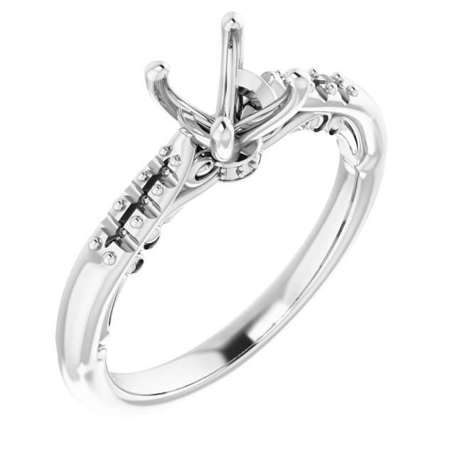 Accented Engagement Ring