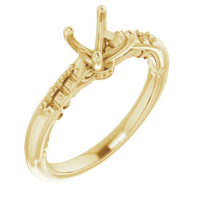 Accented Engagement Ring