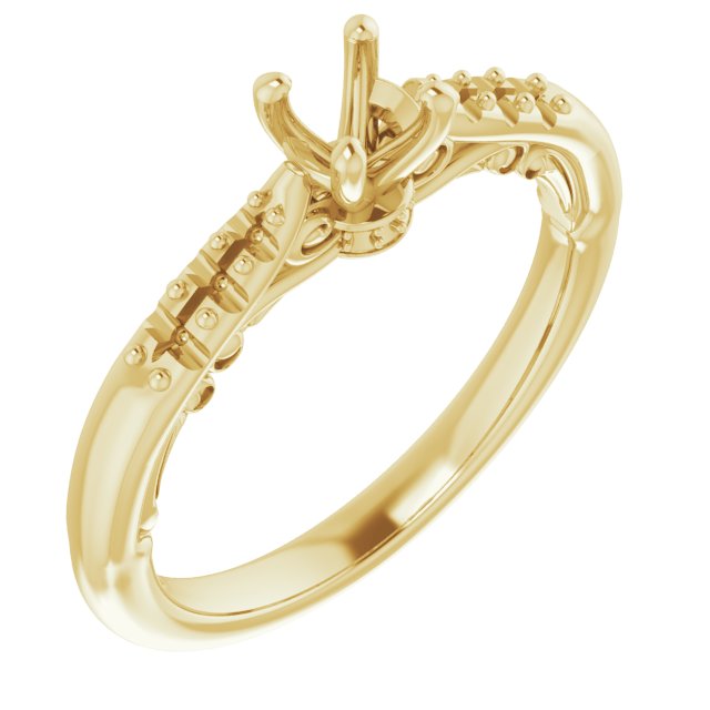 Accented Engagement Ring