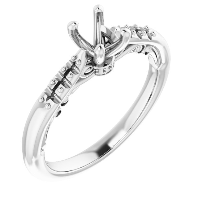 Accented Engagement Ring