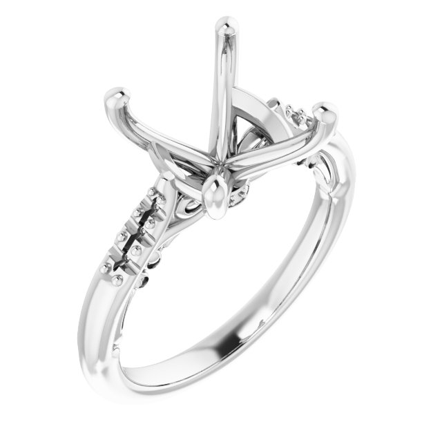 Accented Engagement Ring
