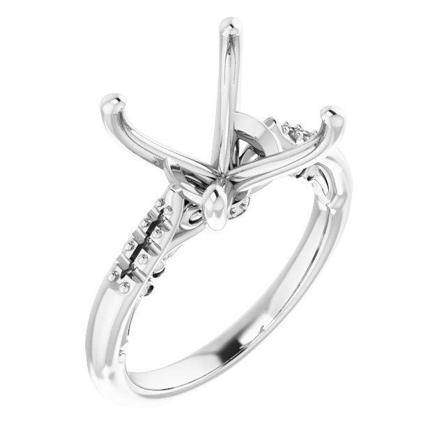 Accented Engagement Ring