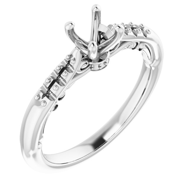 Accented Engagement Ring
