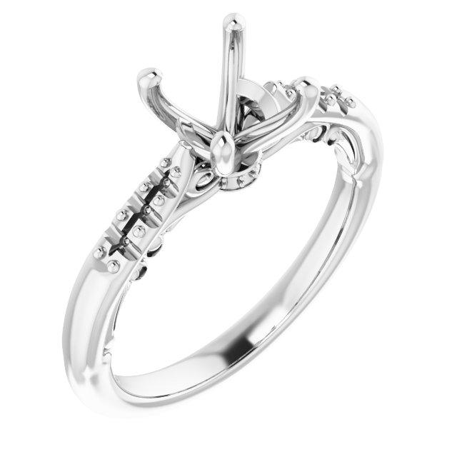 Accented Engagement Ring