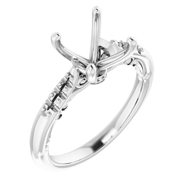 Accented Engagement Ring