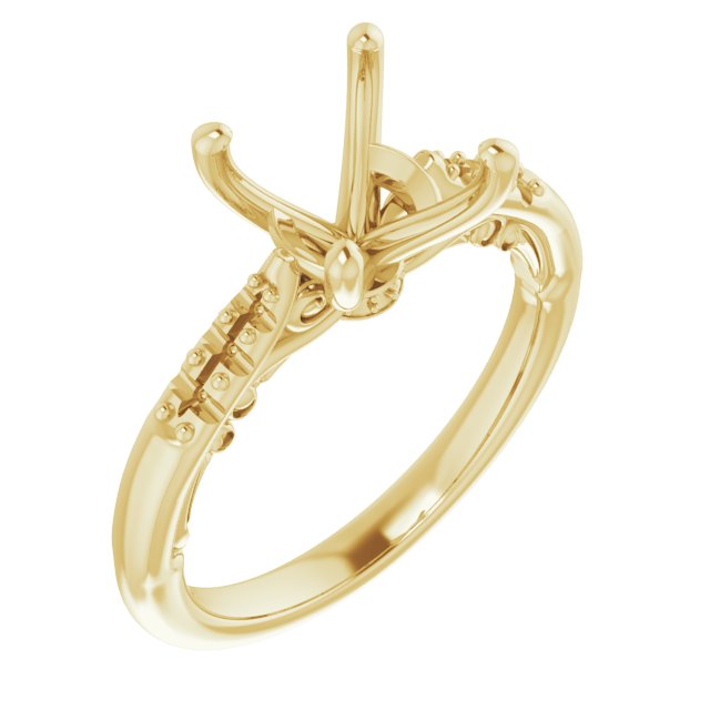 Accented Engagement Ring