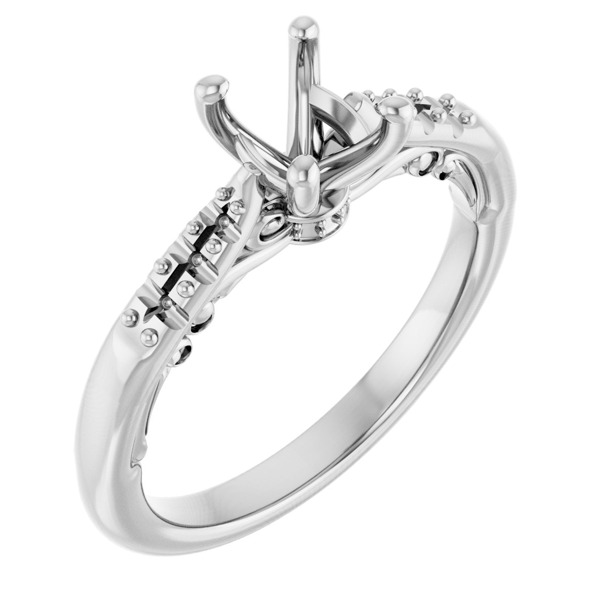 Accented Engagement Ring