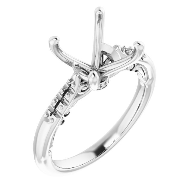 Accented Engagement Ring