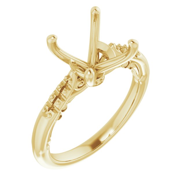 Accented Engagement Ring