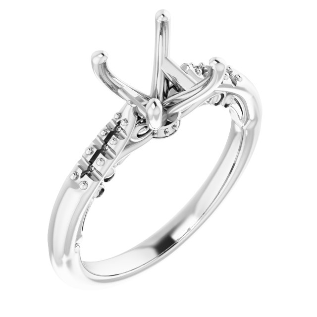 Accented Engagement Ring