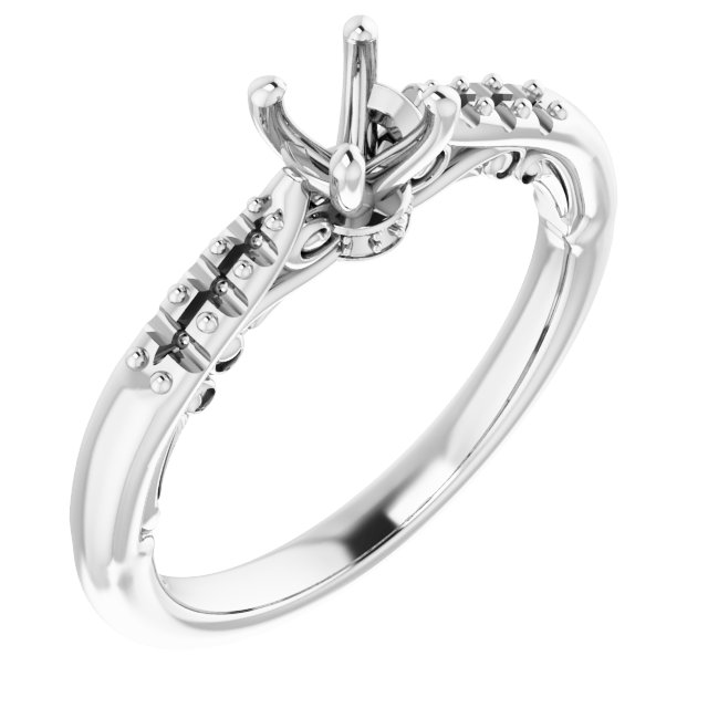 Accented Engagement Ring