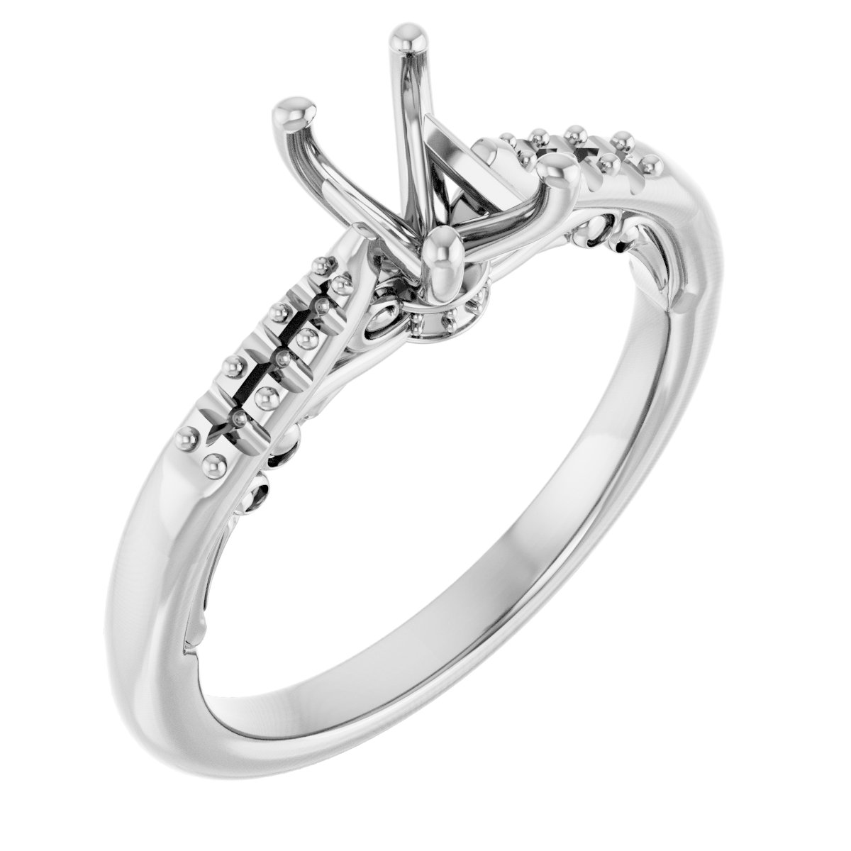 Accented Engagement Ring