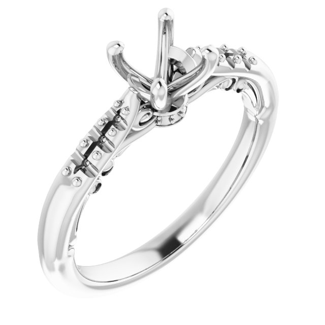 Accented Engagement Ring