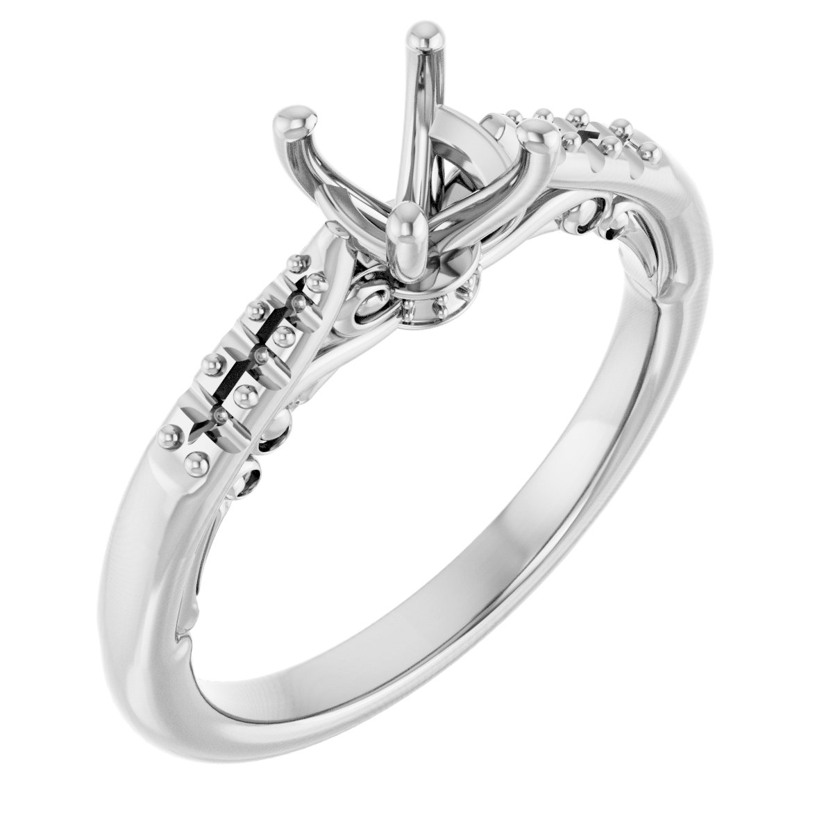 Accented Engagement Ring