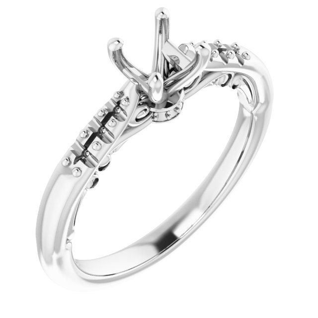 Accented Engagement Ring