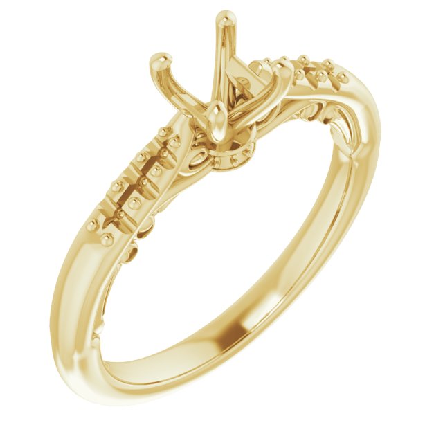 Accented Engagement Ring
