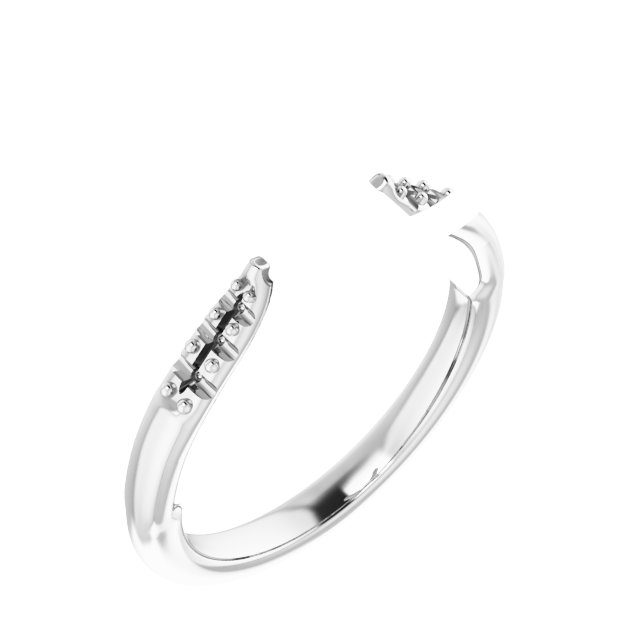 Accented Engagement Ring