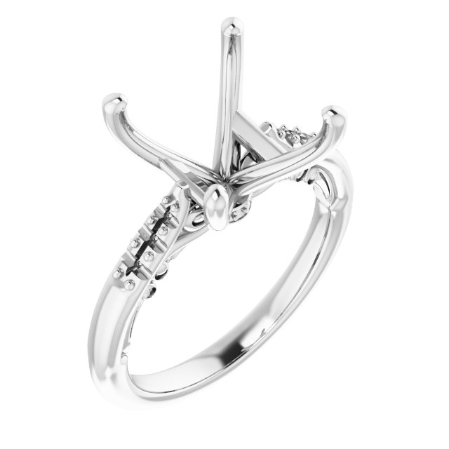 Accented Engagement Ring