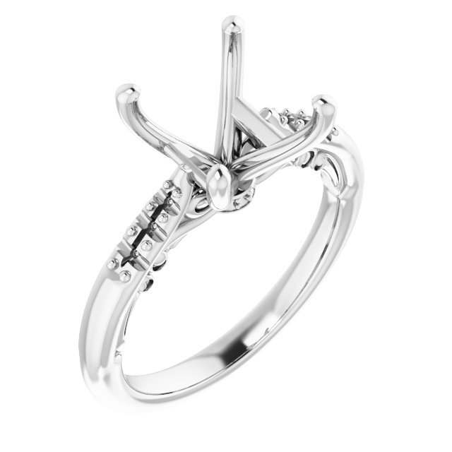 Accented Engagement Ring