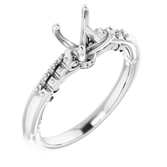 Accented Engagement Ring