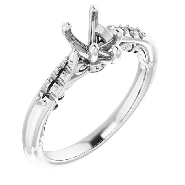 Accented Engagement Ring
